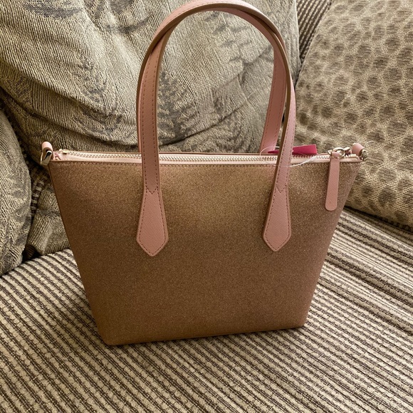 Kate spade small glitter satchel and cardholder - Picture 2 of 6